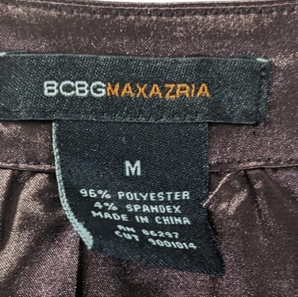 BCBGMaxazria brown formal dress for summer size Medium . great condition - Picture 3 of 5